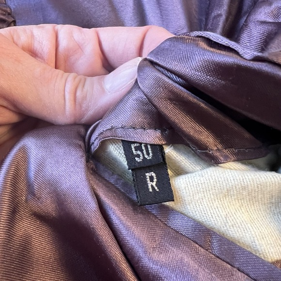 Vintage Di Silvio Cashmere Blend Overcoat Gray Italian Fabric Mens 50R Coat - Picture 4 of 16